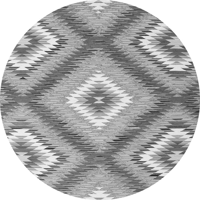 Machine Washable Southwestern Gray Country Rug, wshcon2081gry