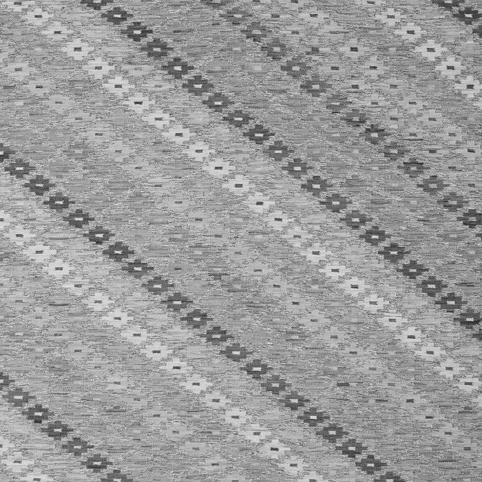 Round Machine Washable Southwestern Gray Country Rug, wshcon2082gry