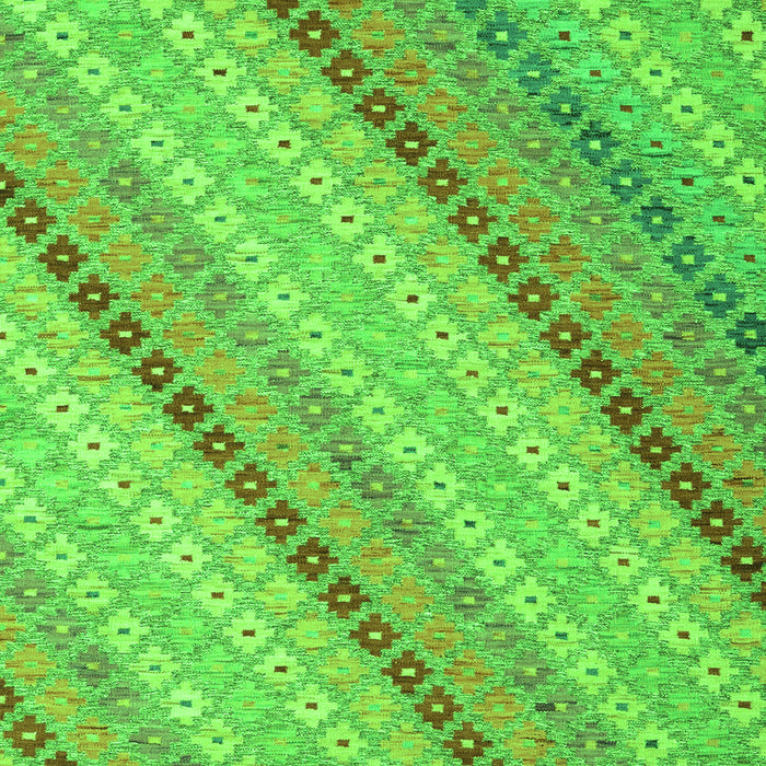 Southwestern Green Country Rug, con2082grn