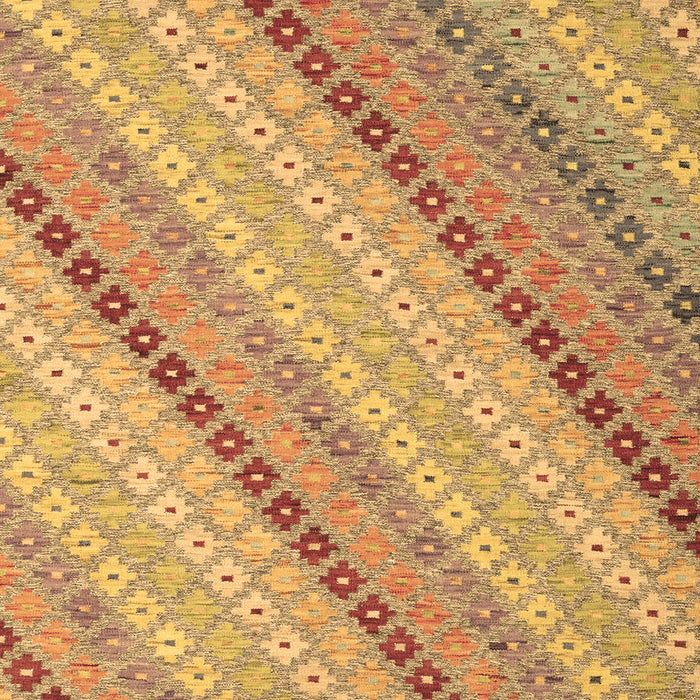 Machine Washable Southwestern Brown Country Rug, wshcon2082brn