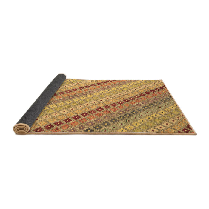 Sideview of Southwestern Brown Country Rug, con2082brn