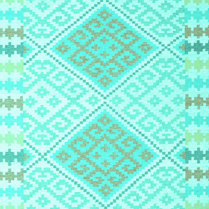 Southwestern Turquoise Country Rug, con2083turq