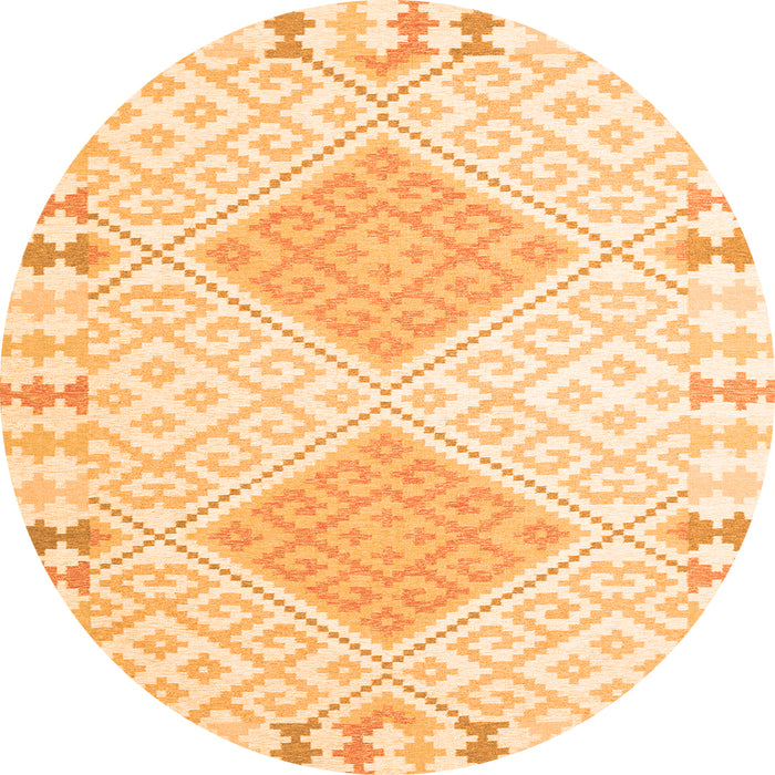 Machine Washable Southwestern Orange Country Area Rugs, wshcon2083org