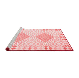 Country Red Washable Rugs