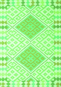 Southwestern Green Country Rug, con2083grn