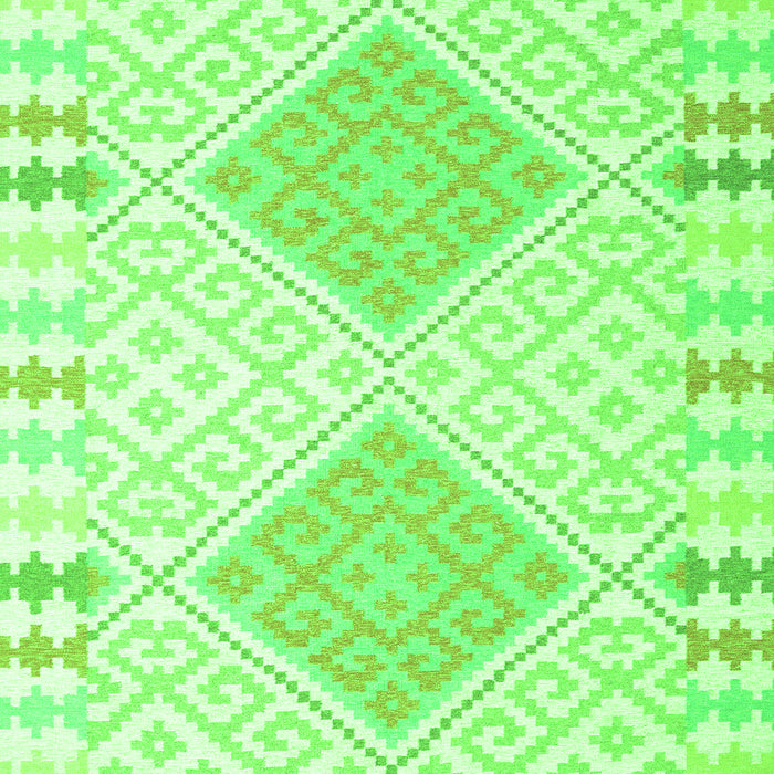Southwestern Green Country Rug, con2083grn