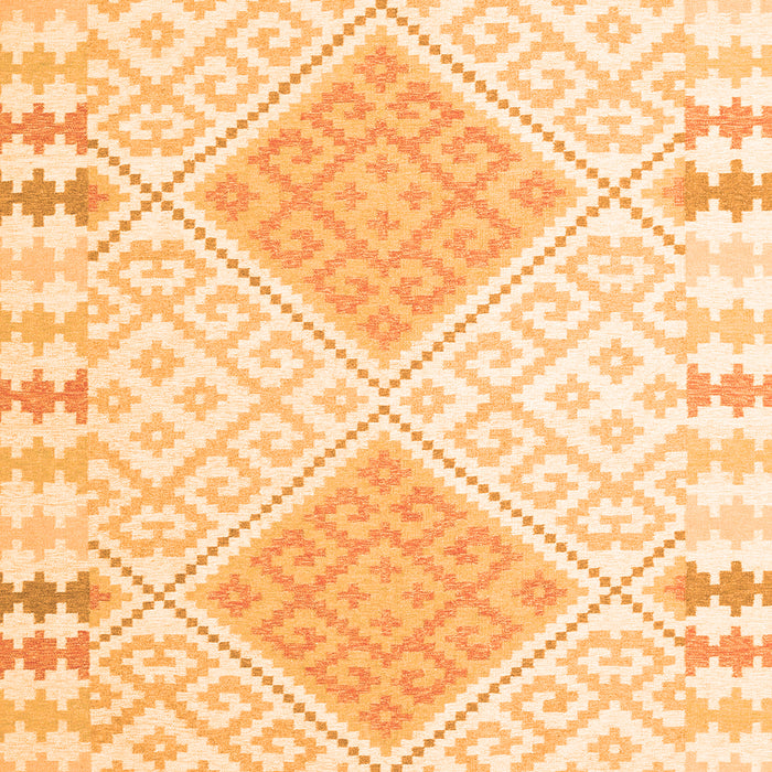 Serging Thickness of Machine Washable Southwestern Orange Country Area Rugs, wshcon2083org