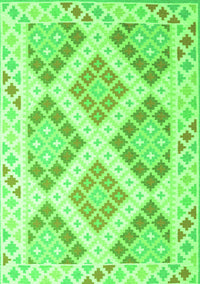 Southwestern Green Country Rug, con2084grn