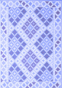 Southwestern Blue Country Rug, con2084blu