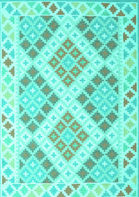 Southwestern Turquoise Country Rug, con2084turq