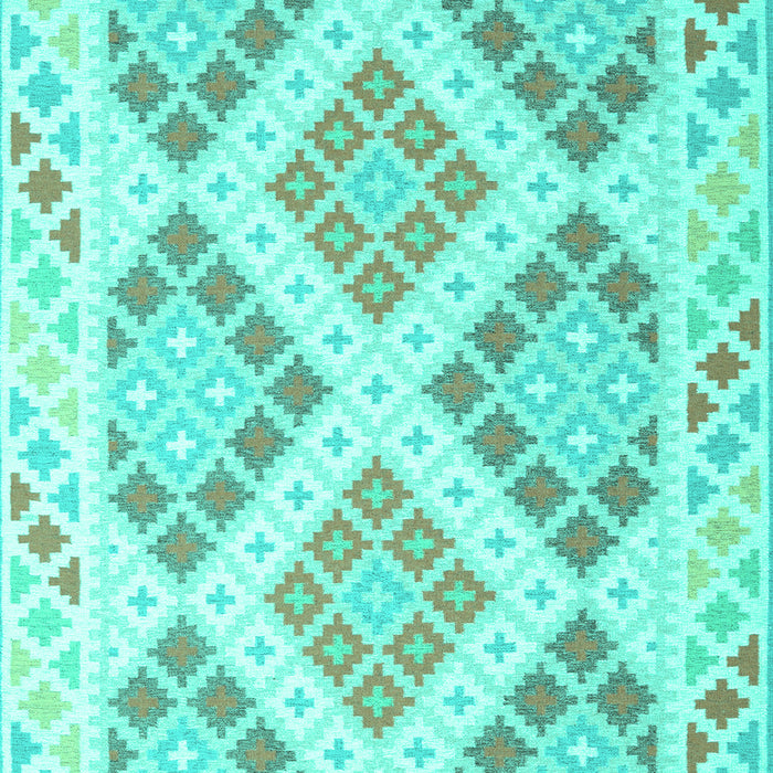 Southwestern Turquoise Country Rug, con2084turq