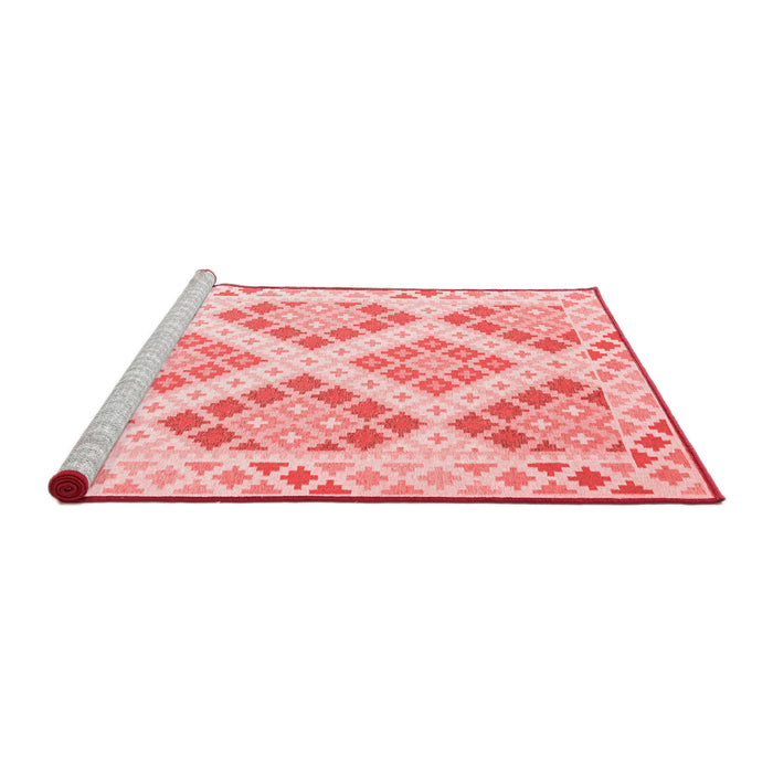 Country Red Washable Rugs