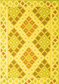 Southwestern Yellow Country Rug, con2084yw