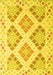 Southwestern Yellow Country Rug, con2084yw