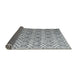 Thickness of Contemporary Silver Gray Modern Rug, con2085