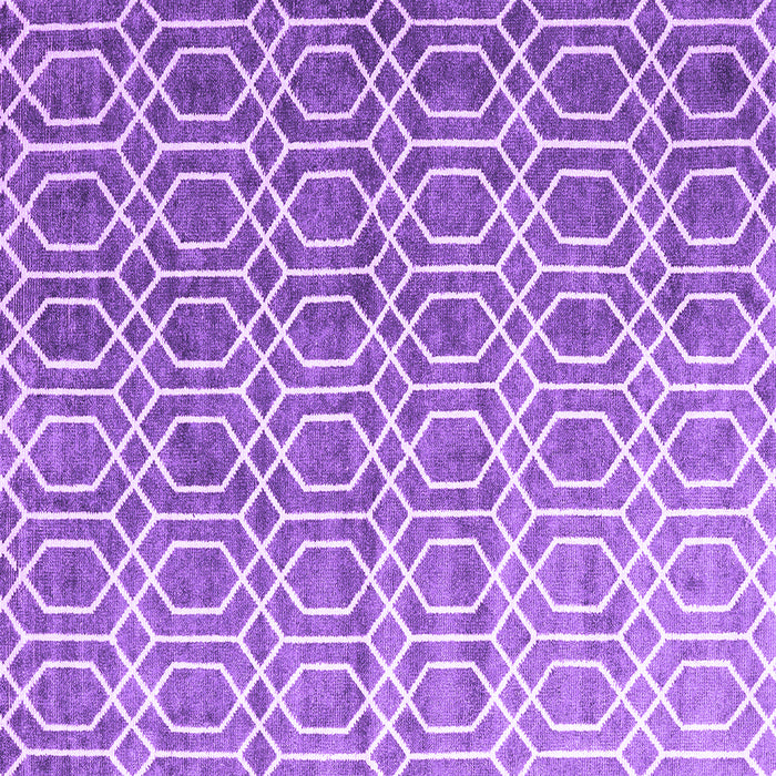 Square Abstract Purple Contemporary Rug, con2085pur