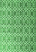 Abstract Emerald Green Contemporary Rug, con2085emgrn