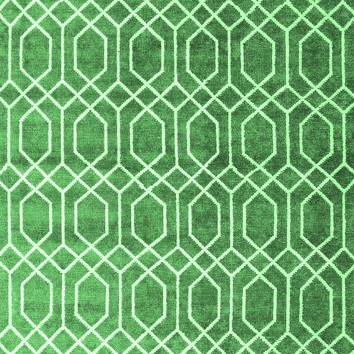 Abstract Emerald Green Contemporary Rug, con2085emgrn