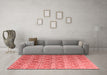 Contemporary Red Washable Rugs