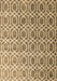 Abstract Brown Contemporary Rug, con2085brn