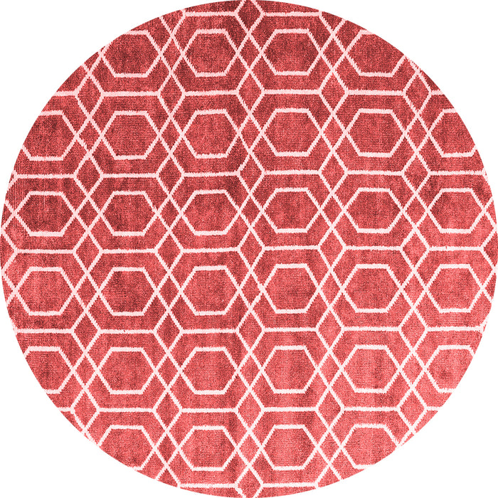 Abstract Red Contemporary Rug, con2085red