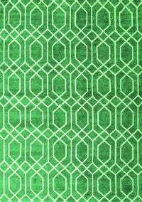 Abstract Green Contemporary Rug, con2085grn