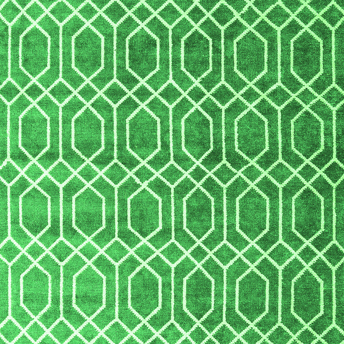 Abstract Green Contemporary Rug, con2085grn