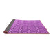 Sideview of Abstract Pink Contemporary Rug, con2085pnk