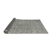 Thickness of Contemporary Dark Gray Modern Rug, con2086