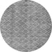 Square Abstract Gray Contemporary Rug, con2086gry