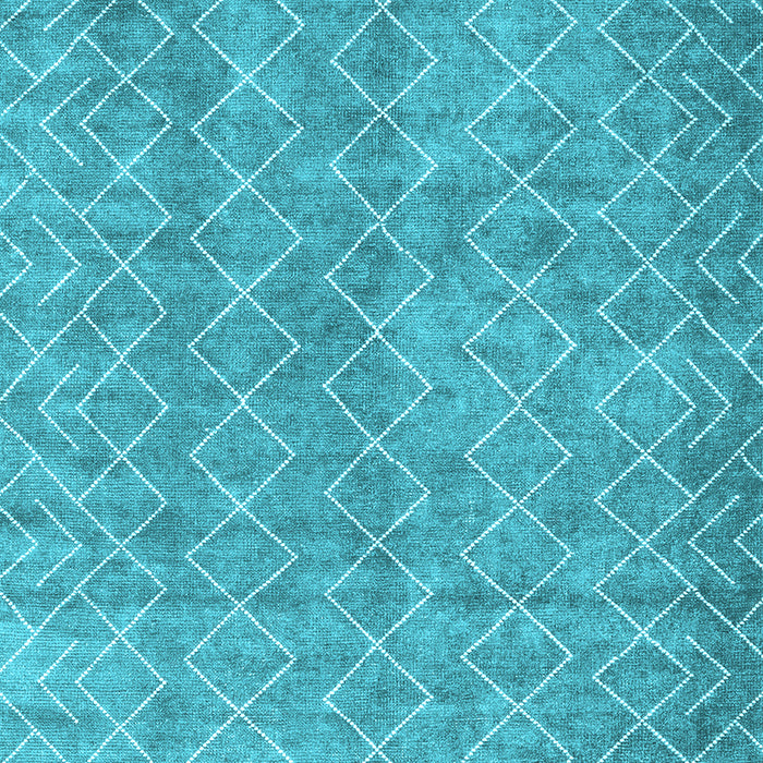 Abstract Light Blue Contemporary Rug, con2086lblu