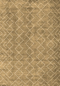 Abstract Brown Contemporary Rug, con2086brn