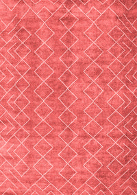 Abstract Red Contemporary Rug, con2086red