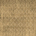 Square Abstract Brown Contemporary Rug, con2086brn