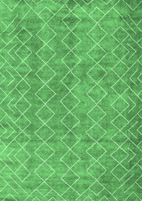 Abstract Emerald Green Contemporary Rug, con2086emgrn