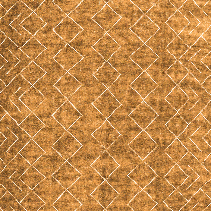 Abstract Orange Contemporary Rug, con2086org