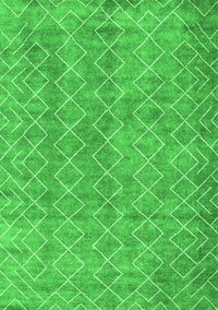 Abstract Green Contemporary Rug, con2086grn