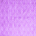 Square Machine Washable Abstract Purple Contemporary Area Rugs, wshcon2087pur