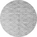 Square Abstract Gray Contemporary Rug, con2087gry