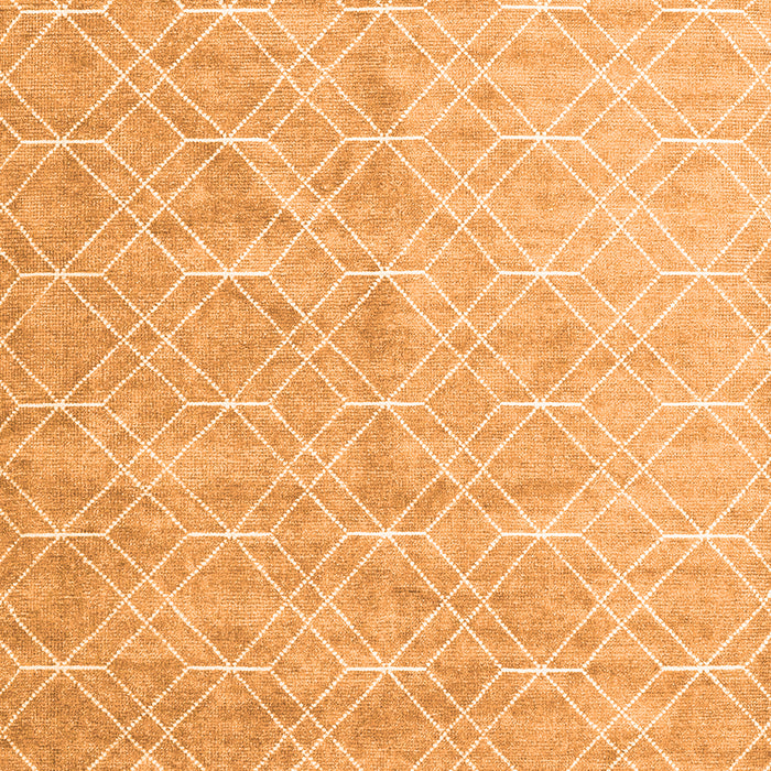 Abstract Orange Contemporary Rug, con2087org