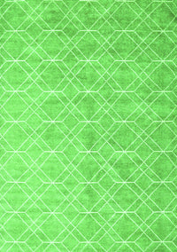 Abstract Green Contemporary Rug, con2087grn