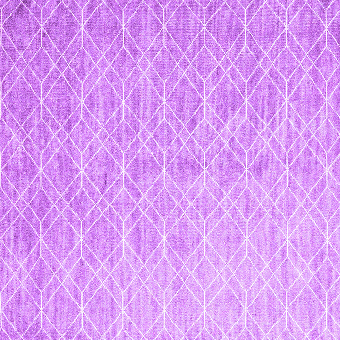 Square Abstract Purple Contemporary Rug, con2087pur