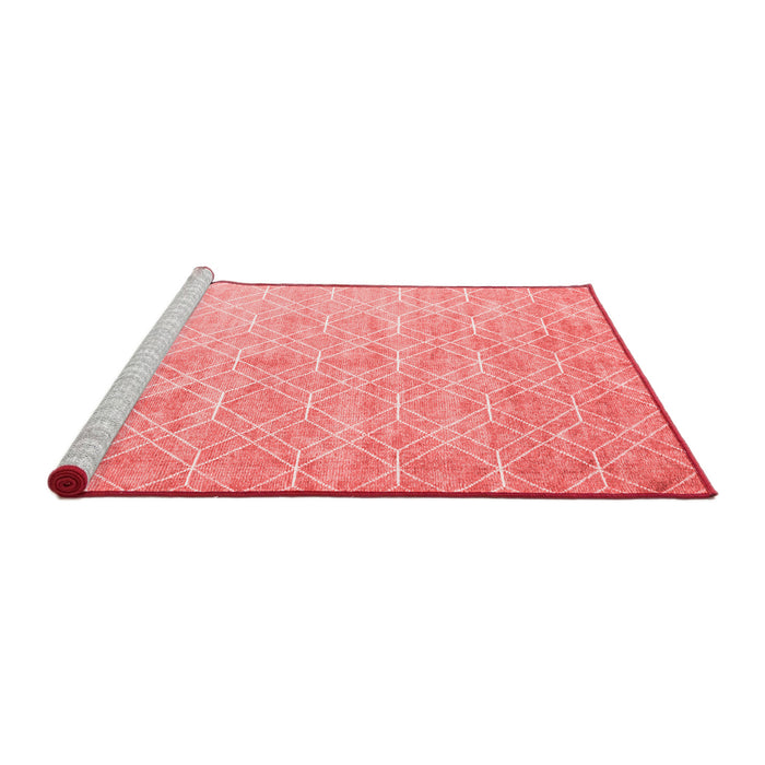 Contemporary Red Washable Rugs