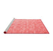 Contemporary Red Washable Rugs