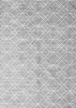 Abstract Gray Contemporary Rug, con2087gry