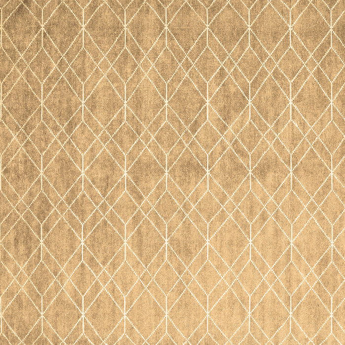 Square Machine Washable Abstract Brown Contemporary Rug, wshcon2087brn