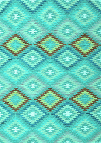 Southwestern Turquoise Country Rug, con2088turq