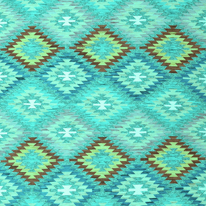 Southwestern Turquoise Country Rug, con2088turq