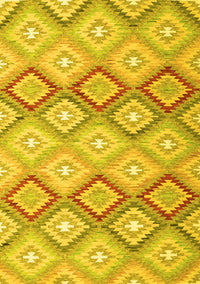 Southwestern Yellow Country Rug, con2088yw