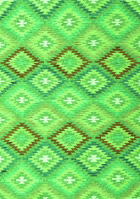 Southwestern Green Country Rug, con2088grn